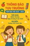 Thông báo tựu trường và công bố danh sách xếp lớp 10
